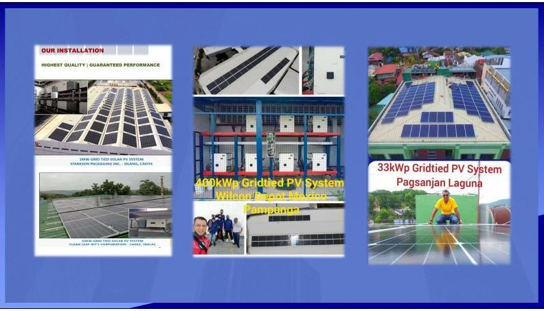 R-APC solar PV installations from company profile