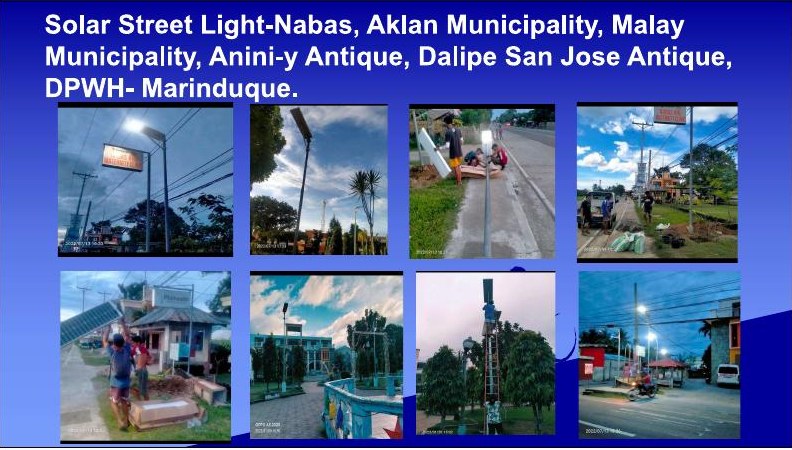 Solar street light projects from R-APC company profile